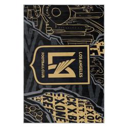 mls los angeles fc soccer team logo sport carpet area rug home decor gift lafc44