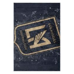 mls los angeles fc soccer team logo sport carpet area rug home decor gift lafc59
