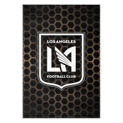 mls los angeles fc soccer team logo sport carpet area rug home decor gift lafc6