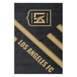 mls los angeles fc soccer team logo sport carpet area rug home decor gift lafc60