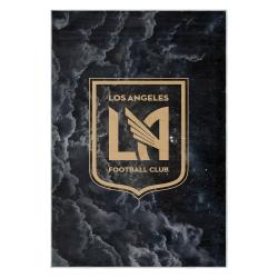 mls los angeles fc soccer team logo sport carpet area rug home decor gift lafc63