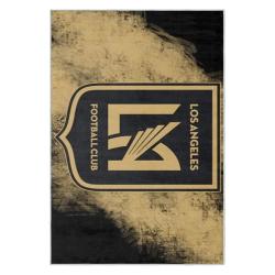 mls los angeles fc soccer team logo sport carpet area rug home decor gift lafc64