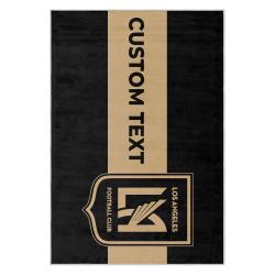 mls los angeles fc soccer team logo sport carpet area rug home decor gift lafc66