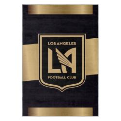 mls los angeles fc soccer team logo sport carpet area rug home decor gift lafc71