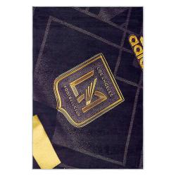 mls los angeles fc soccer team logo sport carpet area rug home decor gift lafc77