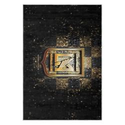 mls los angeles fc soccer team logo sport carpet area rug home decor gift lafc78