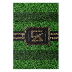 mls los angeles fc soccer team logo sport carpet area rug home decor gift lafc79