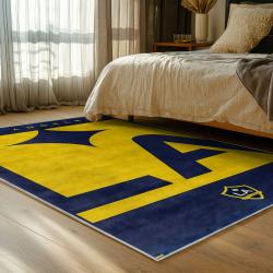 mls los angeles galaxy soccer team logo sport carpet area rug home decor gift bedroom lagfc100