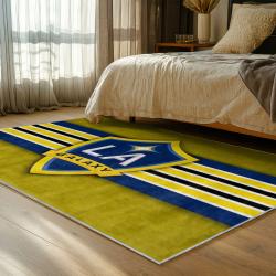 mls los angeles galaxy soccer team logo sport carpet area rug home decor gift bedroom lagfc104
