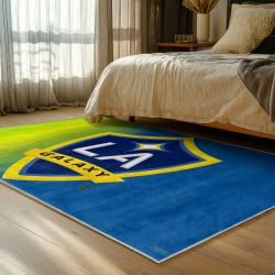 mls los angeles galaxy soccer team logo sport carpet area rug home decor gift bedroom lagfc11