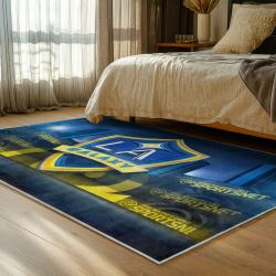 mls los angeles galaxy soccer team logo sport carpet area rug home decor gift bedroom lagfc22