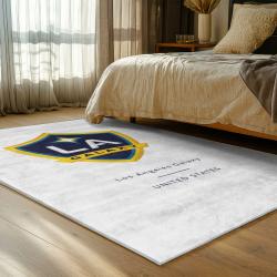 mls los angeles galaxy soccer team logo sport carpet area rug home decor gift bedroom lagfc25
