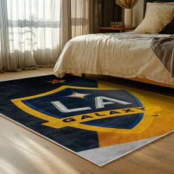 mls los angeles galaxy soccer team logo sport carpet area rug home decor gift bedroom lagfc30