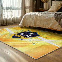mls los angeles galaxy soccer team logo sport carpet area rug home decor gift bedroom lagfc32