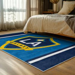mls los angeles galaxy soccer team logo sport carpet area rug home decor gift bedroom lagfc35
