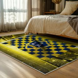 mls los angeles galaxy soccer team logo sport carpet area rug home decor gift bedroom lagfc36