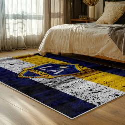 mls los angeles galaxy soccer team logo sport carpet area rug home decor gift bedroom lagfc37