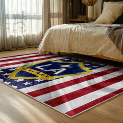 mls los angeles galaxy soccer team logo sport carpet area rug home decor gift bedroom lagfc38