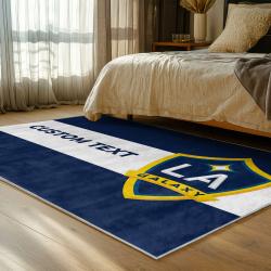 mls los angeles galaxy soccer team logo sport carpet area rug home decor gift bedroom lagfc43