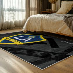 mls los angeles galaxy soccer team logo sport carpet area rug home decor gift bedroom lagfc44