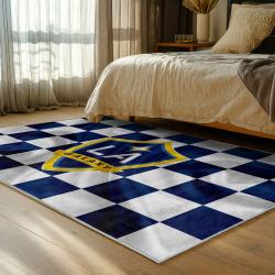 mls los angeles galaxy soccer team logo sport carpet area rug home decor gift bedroom lagfc47