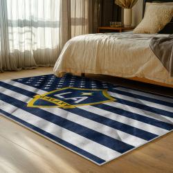 mls los angeles galaxy soccer team logo sport carpet area rug home decor gift bedroom lagfc49