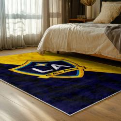 mls los angeles galaxy soccer team logo sport carpet area rug home decor gift bedroom lagfc56