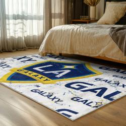 mls los angeles galaxy soccer team logo sport carpet area rug home decor gift bedroom lagfc6