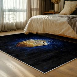 mls los angeles galaxy soccer team logo sport carpet area rug home decor gift bedroom lagfc64