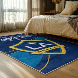 mls los angeles galaxy soccer team logo sport carpet area rug home decor gift bedroom lagfc65