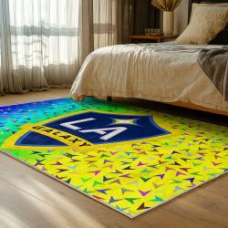 mls los angeles galaxy soccer team logo sport carpet area rug home decor gift bedroom lagfc66