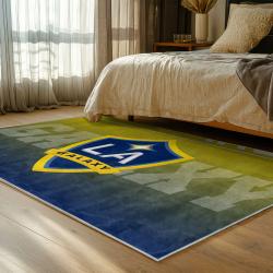 mls los angeles galaxy soccer team logo sport carpet area rug home decor gift bedroom lagfc68