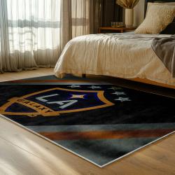 mls los angeles galaxy soccer team logo sport carpet area rug home decor gift bedroom lagfc80