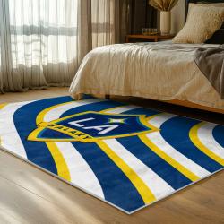 mls los angeles galaxy soccer team logo sport carpet area rug home decor gift bedroom lagfc83