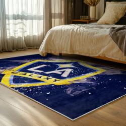 mls los angeles galaxy soccer team logo sport carpet area rug home decor gift bedroom lagfc84