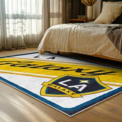mls los angeles galaxy soccer team logo sport carpet area rug home decor gift bedroom lagfc85