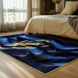 mls los angeles galaxy soccer team logo sport carpet area rug home decor gift bedroom lagfc87
