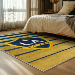 mls los angeles galaxy soccer team logo sport carpet area rug home decor gift bedroom lagfc88