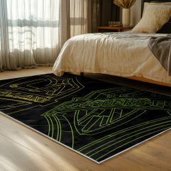 mls los angeles galaxy soccer team logo sport carpet area rug home decor gift bedroom lagfc89