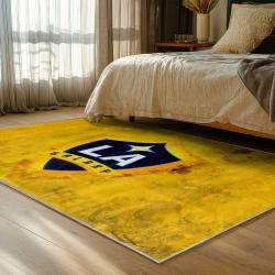 mls los angeles galaxy soccer team logo sport carpet area rug home decor gift bedroom lagfc9