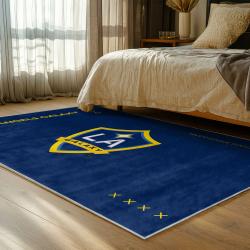 mls los angeles galaxy soccer team logo sport carpet area rug home decor gift bedroom lagfc94