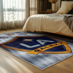 mls los angeles galaxy soccer team logo sport carpet area rug home decor gift bedroom lagfc98