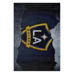 mls los angeles galaxy soccer team logo sport carpet area rug home decor gift lagfc10