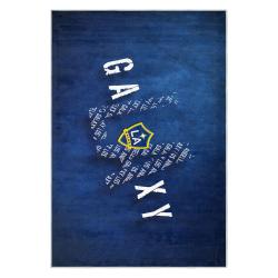 mls los angeles galaxy soccer team logo sport carpet area rug home decor gift lagfc101