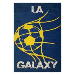 mls los angeles galaxy soccer team logo sport carpet area rug home decor gift lagfc107