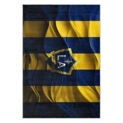mls los angeles galaxy soccer team logo sport carpet area rug home decor gift lagfc110