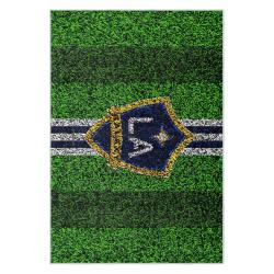 mls los angeles galaxy soccer team logo sport carpet area rug home decor gift lagfc19
