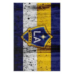 mls los angeles galaxy soccer team logo sport carpet area rug home decor gift lagfc37