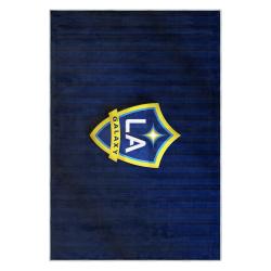 mls los angeles galaxy soccer team logo sport carpet area rug home decor gift lagfc62