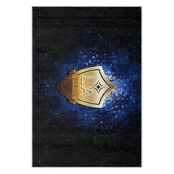 mls los angeles galaxy soccer team logo sport carpet area rug home decor gift lagfc64